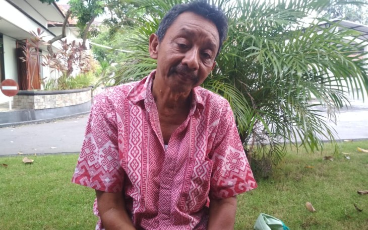 Sugi (Mbah Wage), Ketua Kelompok Tani Ngudi Utomo, Dusun Cilengan, Desa Mojoroto, Kecamatan Mojogedang, Kabupaten Karanganyar