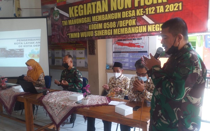 TMMD Bersama DPAPMK Ajak Masyarakat Penuhi Hak Anak