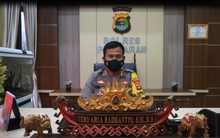 Kapolres Pesawaran AKBP Vero Aria Radmantyo