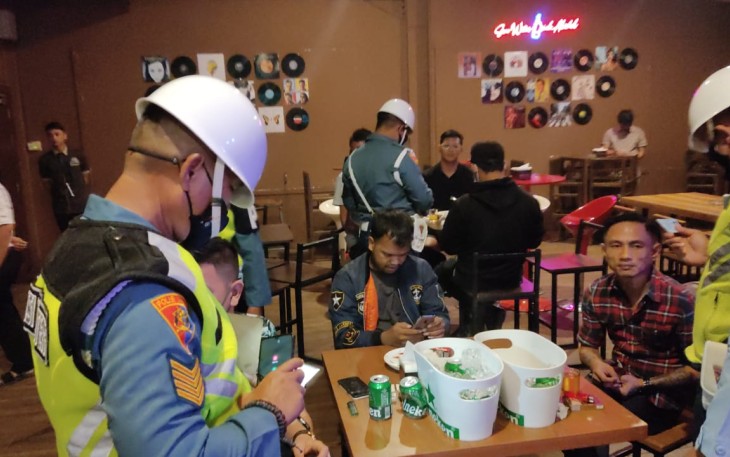 Pom Lantamal IV Gelar Razia Gabungan Disejumlah THM di Tanjungpinang