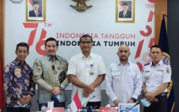 Bupati Pesawaran Kunjungi Ditjend Perhubungan Laut RI 