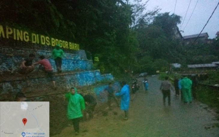 Musibah Longsor, Polres Kepahiang Lakukan Pembersihan dan Pengaturan Lalin