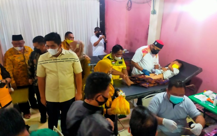 DPD (Dewan Pimpinan Daerah) Partai Golkar,  melaksanakan acara Dialog lnteraktif Partai Golkar dan Sunatan Massal dalam Rangka Hut  Partai Golkar Ke 57 Th