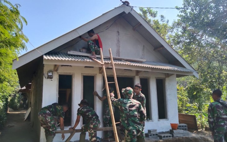 Serbuan Satgas TMMD di Lokasi Rutilahu 