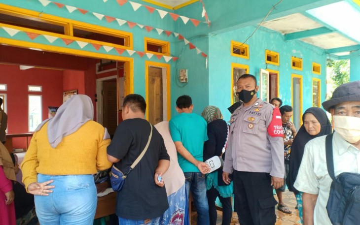 Dua Puskesmas Gelar Vaksinasi Pada Gerai Vaksin Presisi TNI-Polri Di Wilayah Hukum Polsek Cibalong