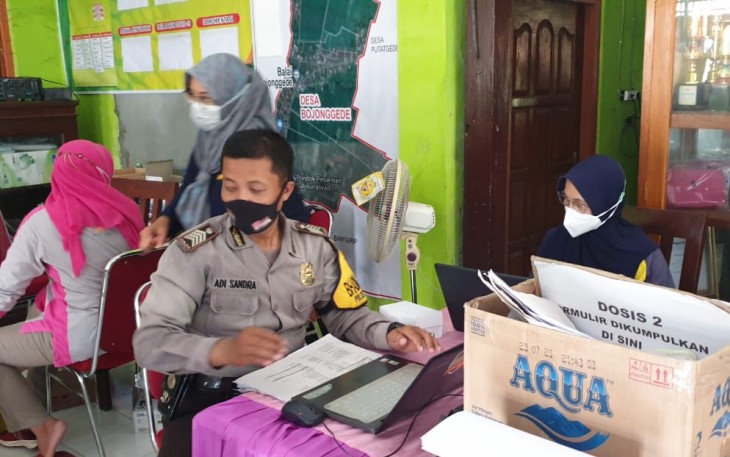 Polsek Pegandon Berikan Pengamanan