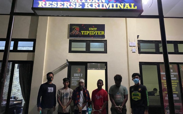 Terduga Pelaku Diamankan      
