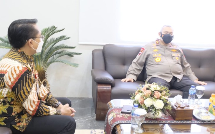 Kapolda Bengkulu Irjen Pol Drs Guntur Setyanto MSi Ajak OJK Bersama Percepat Penyehatan Covid-19