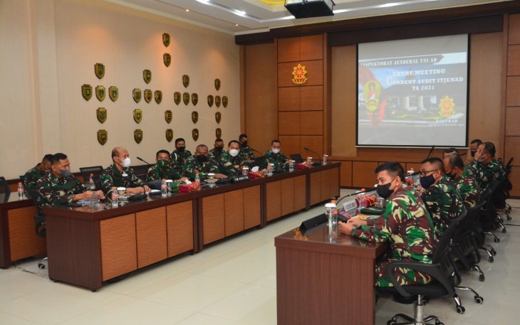Kunjungan Tim Current Audit Itjenad di Madivif 2 Kostrad