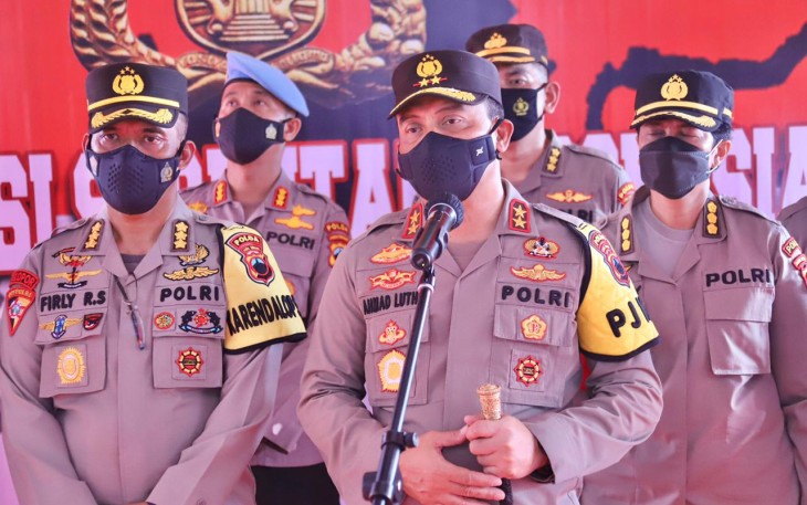 Polda Jateng Targetkan Vaksinasi 49.700 Dosis Per Hari