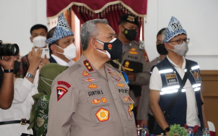 Kapolda Hadiri Pelantikan Pengurus PWI Bengkulu