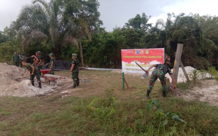 Pos Babinsa di Kelurahan Kampuri Mulai Dikerjakan