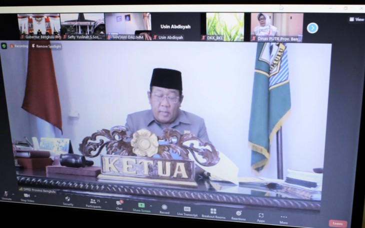 Raperda Pertanggungjawaban Pelaksanaan APBD Provinsi Bengkulu TA 2020 Disetujui Jadi Perda