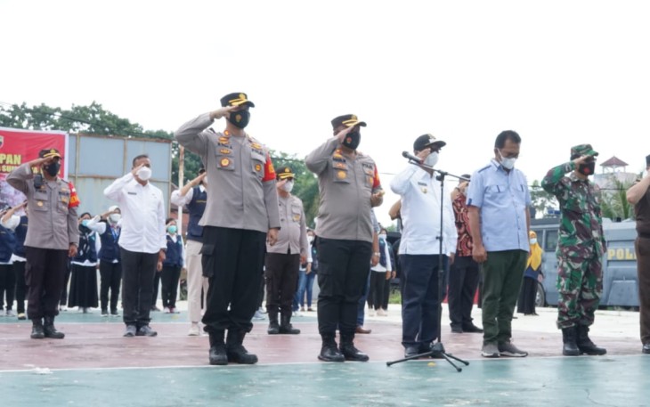 Apel Kesiapan Vaksinator Tambahan Diikuti Pj Bupati Labuhanbatu