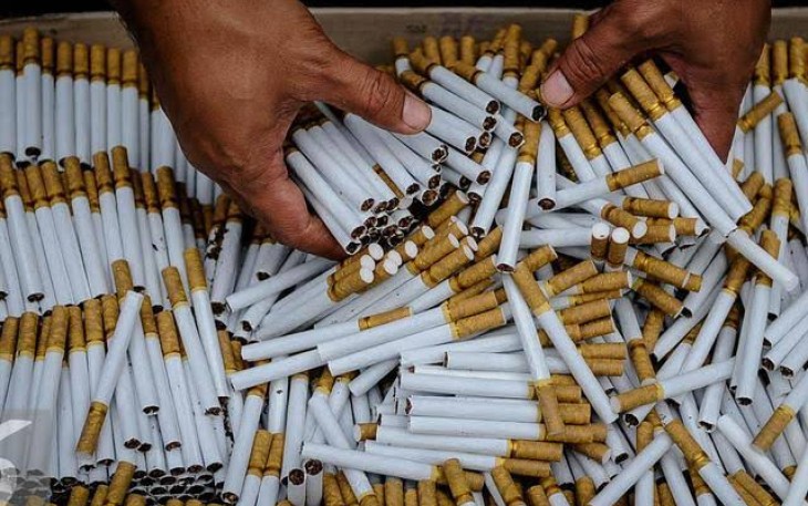 Ilustrasi Rokok Ilegal (Ist) 