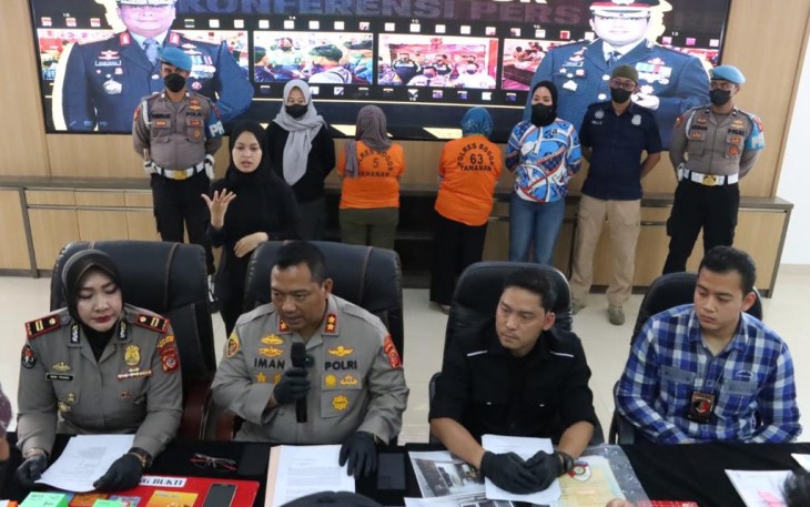 Kapolres Bogor AKBP Dr. Iman Imanuddin,.S.H,.S.I.K,.M.H kepada awak media Rabu (7/12/2022).