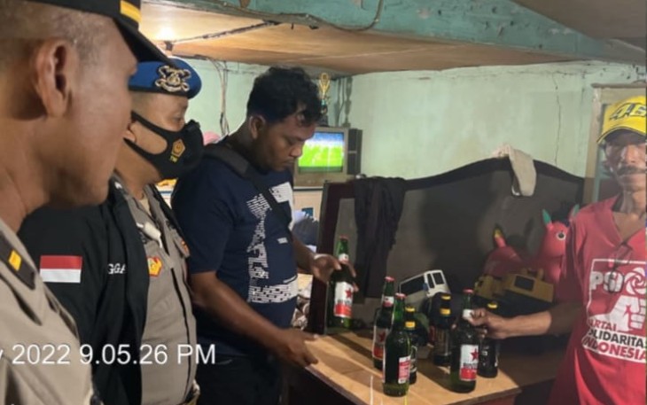 KSKP Pulau Baai Polresta Bengkulu saat Razia Ex Lokalisasi