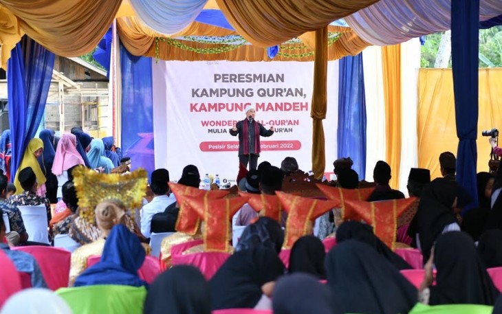 Peresmian Kampung Qur'an, Kampung Mandeh