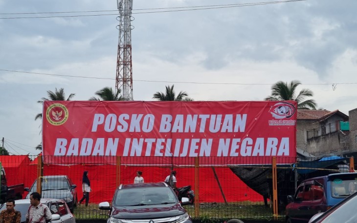 Posko Bantuan BIN pada Gempa Cianjur
