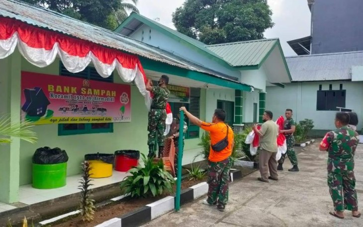 Koramil Jajaran Kodim 1310/Bitung Mulai Memperindah Pangkalannya 