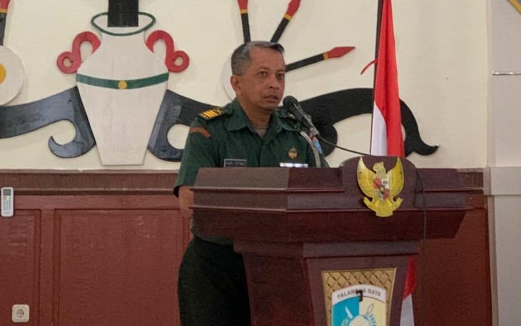 Pgs Pasi Intel saat Sampaikan Waspadai Paham Radikalisme dan Terorisme