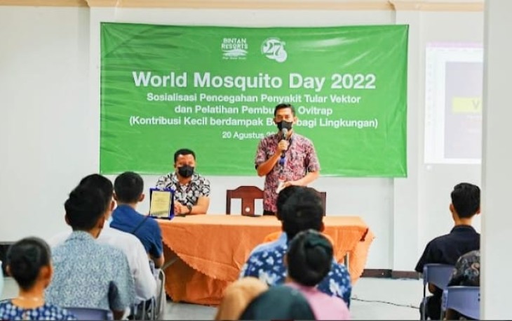 PT BRC saat Sosialisasi Pencegahan Tular Vektor di Lagoi, Bintan Resorts