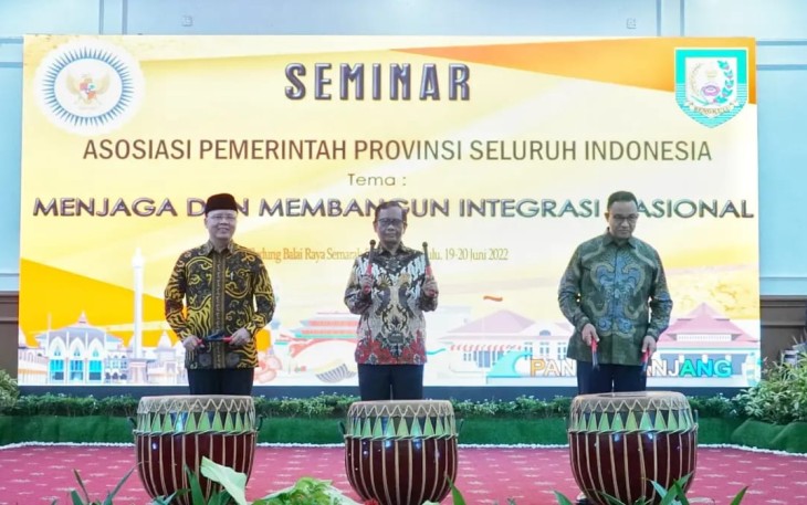 Pembukaan Seminar APPSI 2022 di Bengkulu