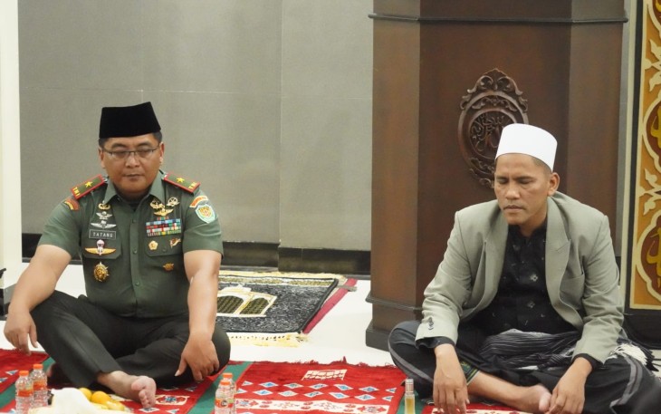 Danrem 064/MY saat Peringati Maulid Nabi Muhammad SAW