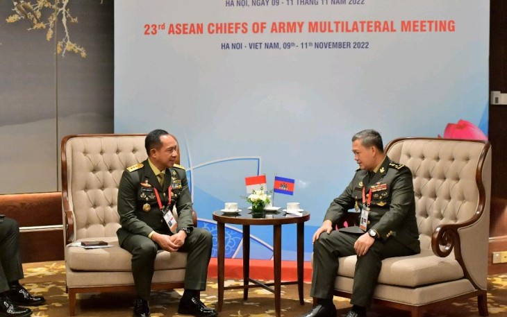 Wakasad Letjen TNI Agus Subiyanto, S.E.,M.Si., menghadiri Bilateral Meeting