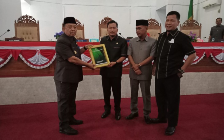 Paripurna Penyampaian LKPJ Bupati Tahun 2021