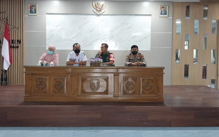 Danramil Kartoharjo saat Hadiri Lokakarya Mini Lintas Sektor Puskesmas