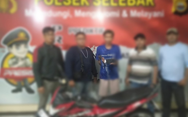 Terduga Pelaku dan Barang Bukti saat Diamankan 