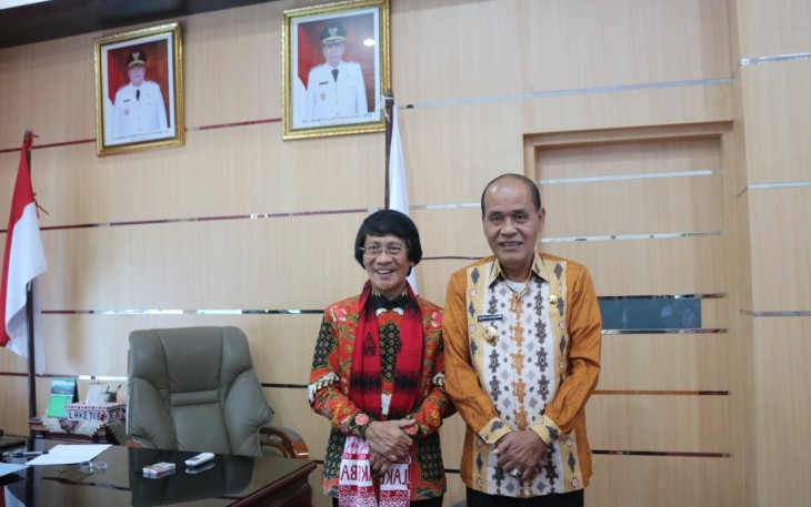 Kak Seto saat Audiensi Dengan Wabup Samosir