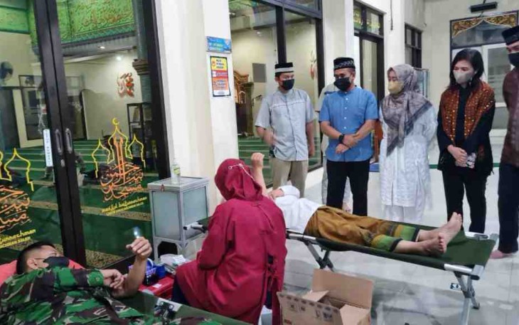 Lanud Abd Saleh dan Insub Gelar Bakti Sosial Donor Darah Jelang HUT ke-76 TNI AU 