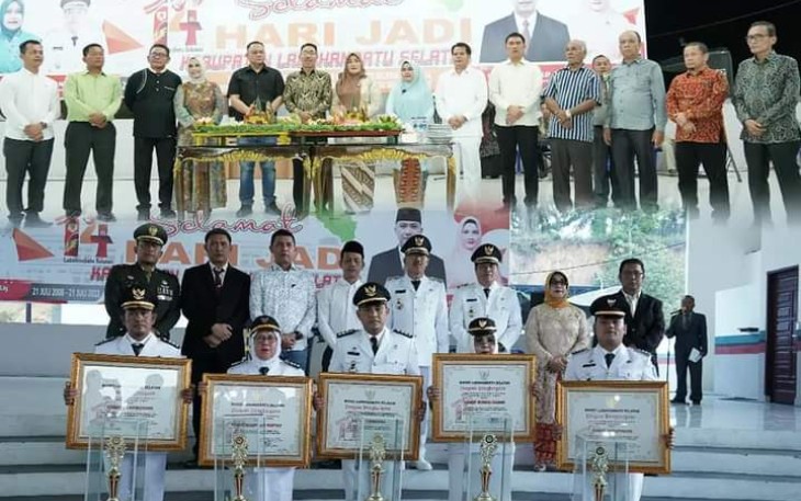 Resepsi di Pendopo Rumah Dinas Bupati, Hadundung, Kamis (21/07/2022).