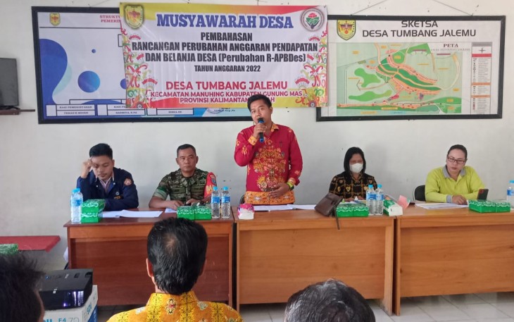 Rapat Musdes dalam Rangka Pembahasan Rancangan APBDes