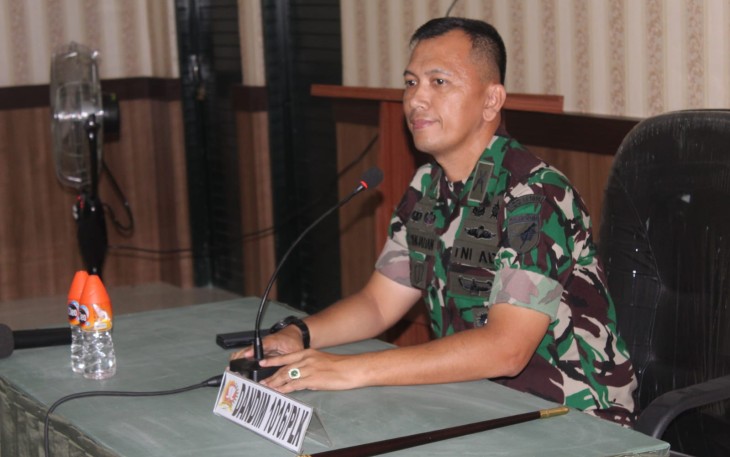 Dandim 1016/Palangka Raya, Letkol Inf Frans Kishin Panjaitan, S.A.P., M.P.M., M.Han