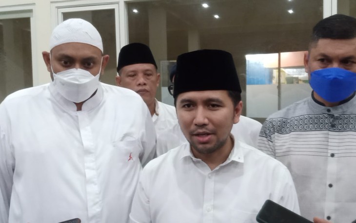 Emil, usai tasyakuran dan doa bersama di Ponpes Al Jihad Surabaya, Jumat (1/4/2022) petang keamrin.