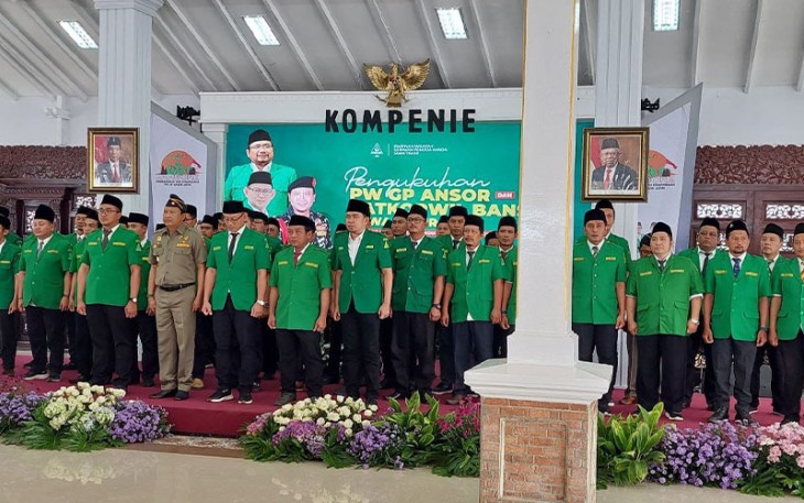 Ansor Jatim saat Ikrar Pertahankan NKRI dan Tolak Politik Identitas