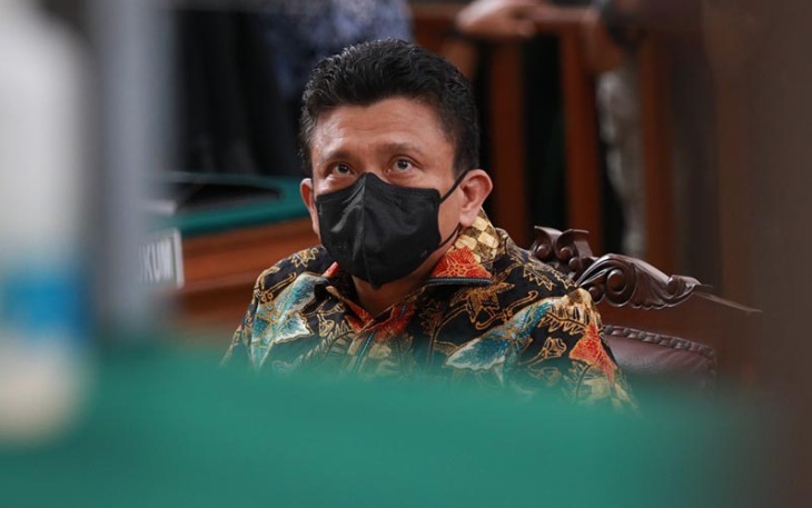 Terdakwa Ferdy Sambo saat jalani sidang