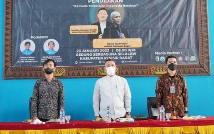 Giat try out dan Seminar Motivasi Pendidikan IKAMM Pesibar, Minggu (23/1/2022)