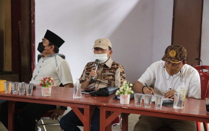 Sekda Provinsi Bengkulu, saat Rapat Pemaparan Persiapan Menjadi Tuan Rumah Peringatan Hari Puncak Bela Negara dan KBN Nasional 2022