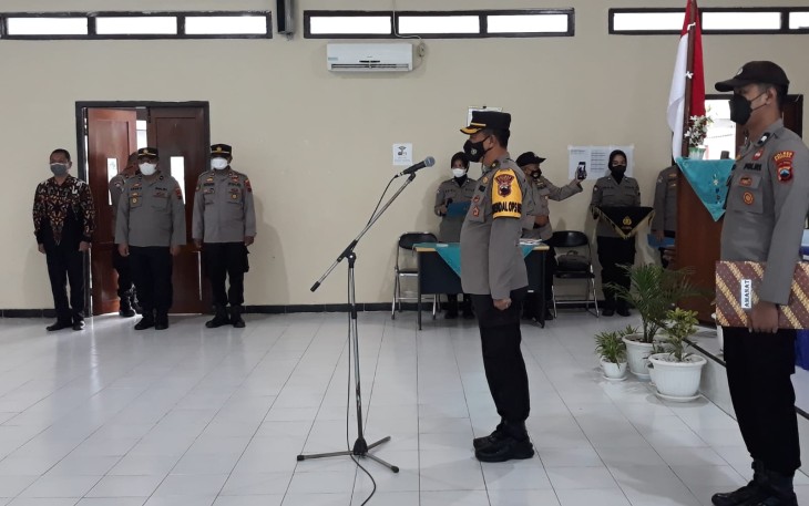 Penutupan diklat gada pratama di Aula SKB Kendal, Desa Cepiring, Kecamatan Cepiring, Kendal