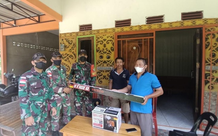  Bantuan Mesin Potong Rumput dari Satgas