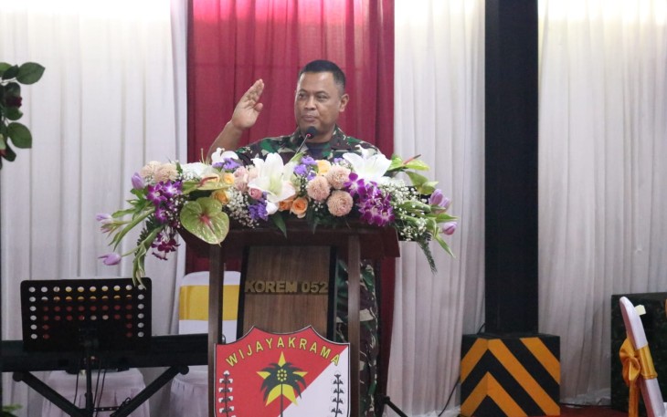 Pangdam Jaya Maknai Arti Pancasila Dalam Ngopi Bareng di Korem 052/Wkr