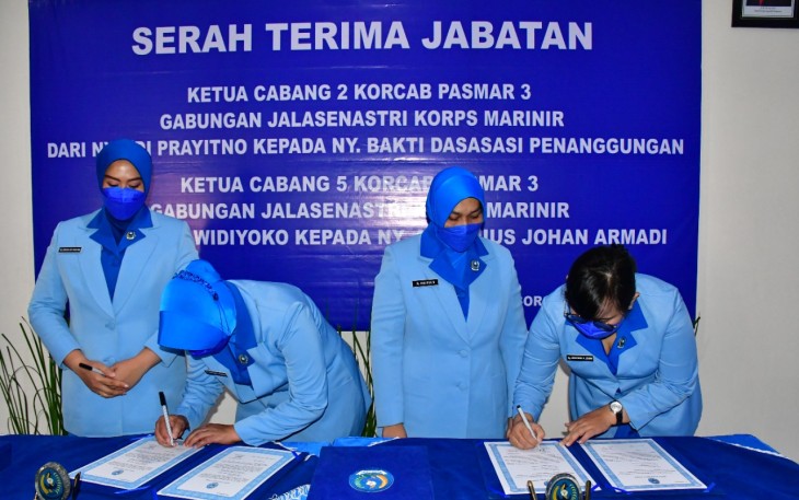 Jabatan Ketua Cabang 5 Korcab Pasmar 3 Resmi Berganti
