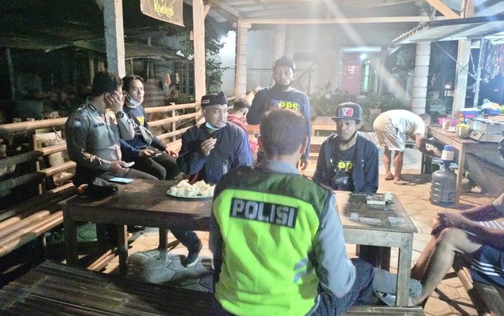 Polsek Gondang, Tulungagung, saat ngopi bareng FKPPS