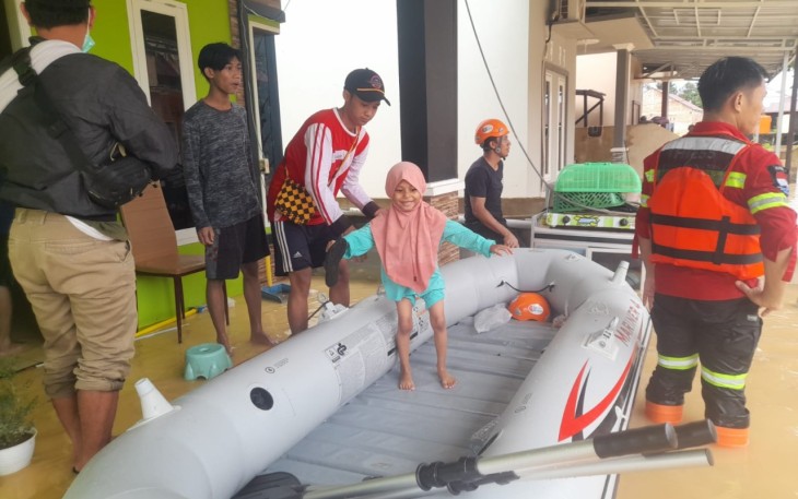 Seribu Jiwa Mengungsi Akibat Banjir di Kutai Timur