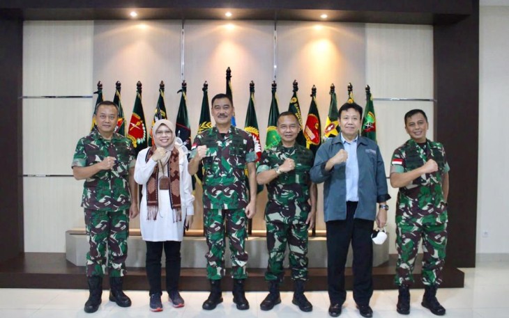 Pangdam XII/Tpr Audiensi Dengan Tim Itjenad dan Itjen Kementan