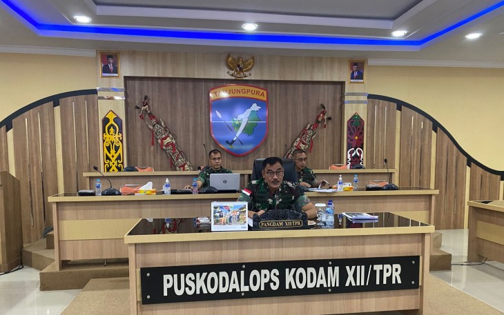Pangdam XII/Tpr sebagai narasumber webinar mahasiswa Pprogram Doktoral Untan